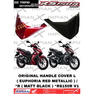 HANDLE COVER R / L *R ( MAT BLACK *53207-K56-N10ZK ) /*L ( RED *53215-K56-N10ZJ ) FOR HONDA RS150R V