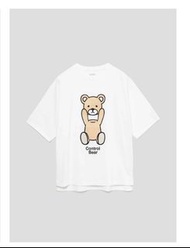 Graniph Control Bear 大剪影T恤