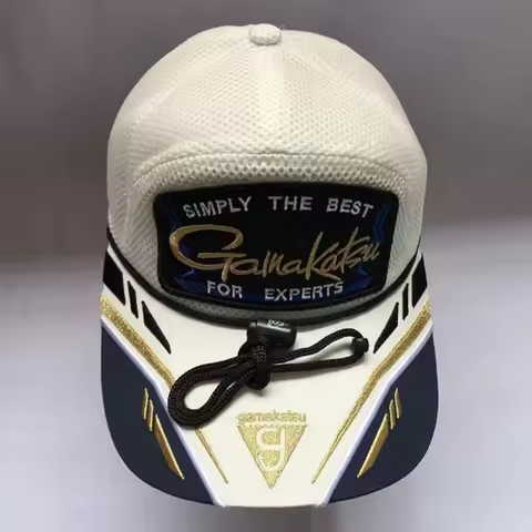 Gamakatsu Mesh Fishing Hat with Bucket Breathable Sun Protection Rock Fishing Caps Waterproof Men Sp