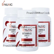 [แพ็ค 3 ขวด] วิตามินบีรวม ซิงค์ อินูวิค Vitamin B Complex Zinc Inuvic Vitamin B1 B2 B3 B5 B6 B7 B9 B