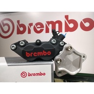 Brembo P4 Brake Caliper YAMAHA XMAX250 XMAX300 xmax 4POT FRONT + Siap Bracket 300mm Disc Brembo Cali