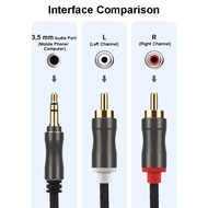 Veggieg AR-2-1,5 Audio Cable to Dual RCA 1.5m