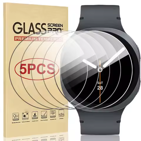 Tempered Glass Protective Film For Samsung Galaxy Watch 8 7 6 5 4 Classic Ultra Screen Protector 40m