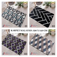 MALAYSIAN CARPET 190 X 140 CM || IMPORTED MALAYSIAN CARPET 1.8 CM THICKNESS