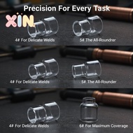 [lighthivenn] 2PCS TIG Welding Torch Stubby Gas Lens #4/5/6/7/8/10/12 Glass Set Practical Welding Pa