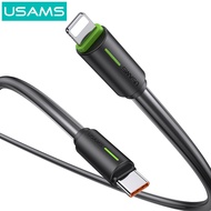 USAMS 30W Type C to Lightning Cable Fast Charging 60W Type C to Type C Charger Cord USB to Type C An