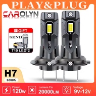 CAROLYN H7 LED headlight Bulb Mini Wireless for car headlights car diode lamps H7 Turbo Led 12V car