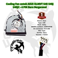 Cooling Fan for ASUS UL30VT U45 U45J U45JC DELTA KSB0505HBDC - 4 PIN 5V 0.40A New with 1 Month Warra