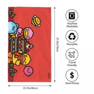 B.Duck logo (4) Absorbent Towel Square Towel Face Towel Beach Hand Towel Bath Towel Towel Running Fi