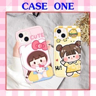 Tpu Phone Case in Picture 2 Soft Transparent Girls Shockproof For IPhone 1411 12 Pro XS 7 8 Plus Nin
