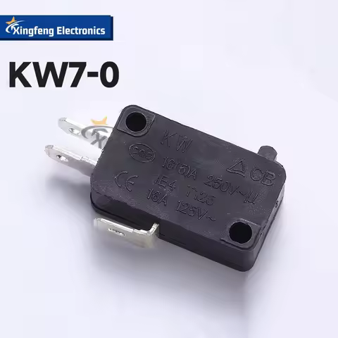 KW7-0 micro switch 16A high current travel limit switch KW7-1 button jog micro switch