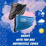 MOTORCYCLE COVER FOR GRAVIS (WITH GIVI BOX / TOP BOX)