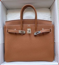 Hermes Birkin25 Gold Phw Togo G stamp