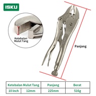 ISKU Tang Buaya 7Inch Tang Buaya 10 Inch Tang Jepit Locking Plier