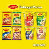 Maggi Cup Kari Ayam Tomyam Asam Laksa Maggie Meggi Cup