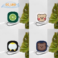 For Shokz OpenFit 2 (T920) Case Cute Bear Avocado Lanyard Pendant Shokz OpenFit 2 T920 Shockproof Sh