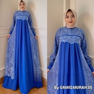 Dress Terbaru Zhafira Gamis Pesta Mewah Elegant Size M L XL XXBOL XXXL 5L JUMBO Dress Kondangan Keki