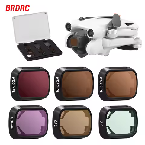 Lens Filters Set for DJI Mini 3/3 PRO Drone Camera UV CPL ND8 16 32 64/PL Polarizer Neutral Density 