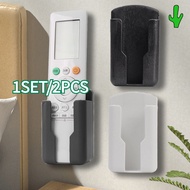 2PCS Wall Mounted TV and AC Remote Control Holder Wall-Mounted AC Remote Control Holder/ Wall-Mounte