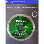 BOSUN F5CE 4 Inch 105RTT Tile Diamond Cutting Wheel For Hardness Tile Marble ( Mata Pemotong Cubin M