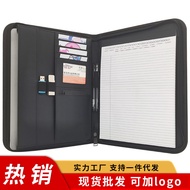 Folder A4 Multifunctional Manager Folder PU Faux Leather Sales Folder Leather a4 Storage Book
