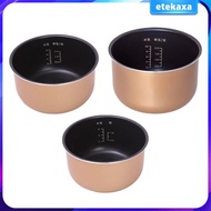 [Etekaxa] Rice Cooker Liner Kithcen Tool Sturdy Cooking Pot Replacements Nonstick Inner