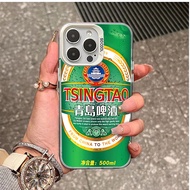 TSINGTAO Qingdao beer 500mlCase for iPhone 17 16 13 14 11 12 15 Por Max XR XS Max X 7 8 Plus