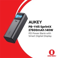Aukey PB-Y45 Sprint X 27600mAh 140W PD Power Bank with Smart Digital Display