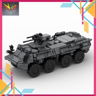 Moc Army Military Assembly Toy BTR 82 Gray