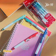 GEL PEN CHENQI VELVET KITTY JG-97 0.5mm BLACK 4s (SET)
