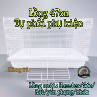 47cm cage for raising hamsters/squirrels/hedgehogs... 47cm PL cage without accessories. Hamster cage