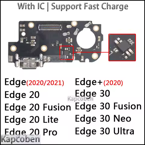 Usb Dock Charger Connector for Motorola Moto Edge + 20 30 Lite Fusion Plus Pro Neo Ultra 2020 2021 C