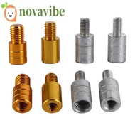 NOVAVIBE Net Head Adapter 8mm to 12mm DIY Aaccessory Fishing Landing Net Net Handle Adaptor Aluminum