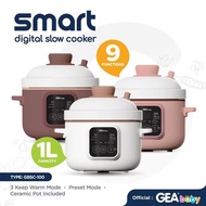 GEA Baby Slow Cooker GBSC-100 Smart Digital Slow Cooker 1 Liter - Cooker Pan MPASI Baby Food Maker C