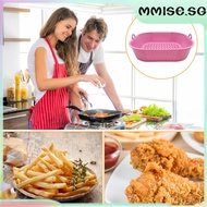 [mmise.sg] Silicone Grill Pan Mat BPA Free 19cm Square Shaped Air Fryers Oven Baking Tray