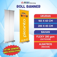 ROLL UP BANNER 160x60 ALUMINUM + PRINT / PRINT PICTURE
