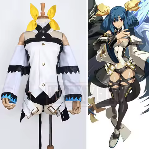 Guilty Gear GGXX GGXRD Dizzy Cosplay Costume Party Dress Hallewoon Uniform