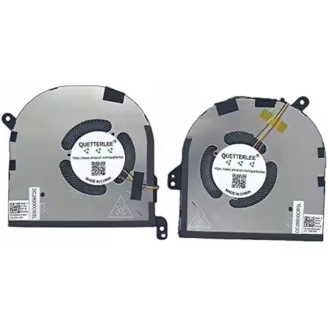 Replacement New Laptop CPU+GPU Cooling Fan for Dell XPS 2020 Year 15 9500 9510 Precision 5550 Series