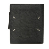 Pre-owned Maison Margiela Margiela 4-stitch Flip Flap Wallet, current model, grained calfskin, billf