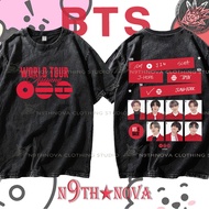 24h Shipping N9THNOVA Members Photo & Logo Print Washed T-shirt Unisex Kpop Fan Gift Tee 6