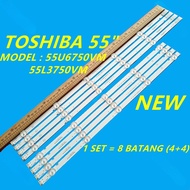 New 55u6750vm/55l3750vm 55uj6300 55uj6000 55uj6200 55uj620v 55lj620v Toshiba 55 "LED TV backlight 55