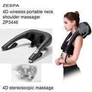 Zespa 4D Healing Neck &amp; Shoulder wireless rechargeable portable massager ZP3446