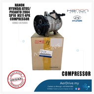 HANON ORIGINAL HYUNDAI ATOS/ PICANTO 2004 SP10HS11 4PK COMPRESSOR (07500)