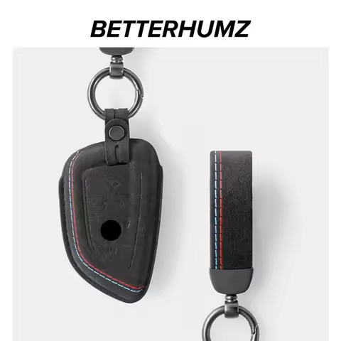 Key Case Cover Shell Made of Alcantara For BMW 1 2 3 4 5 6 7 Series X1 X3 X4 X5 X6 F36 F25 F26 F30 F