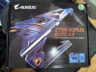 Gigabyte Z790 Aorus Elite AX 主機板 聯強貨 + i7 13700kf