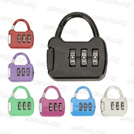 Nevʚ ɞ 3-digit Travel Combination Lock Zinc Alloy Mini Padlock Backpack Security Lock Resettable Lug