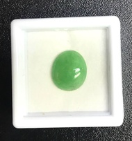 3.94cts 11.5x9.9x3.7mm lucky หยกพม่าธรรมชาติแท้ 100% cabochon 3.94cts 11.5x9.9x3.7lucky 100% natural