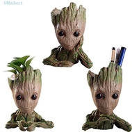 HUBERT Groot Flower Pot For Kids Home Decor Tree Man Pen Pot For Gift Groot Model Toys