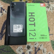 Infinix HOT 12i 4/64 second fullset Handphone