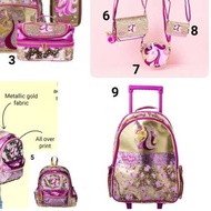 Smiggle GOLD teeny tiny backpack unicorn/School Bag For Elementary School or PG - TK